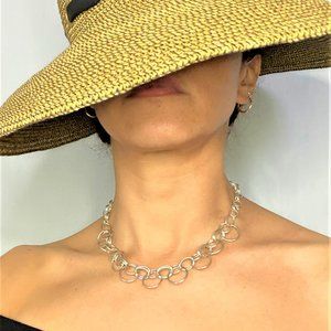 SET STERLING SILVER 925 Necklace & Bracelet.